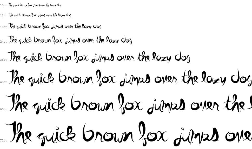 Stolen Script font Şelale
