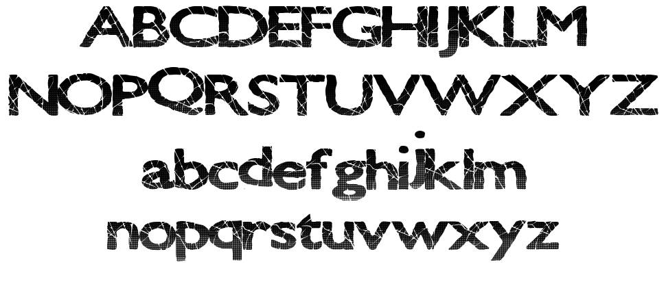 Stoned Heights font specimens