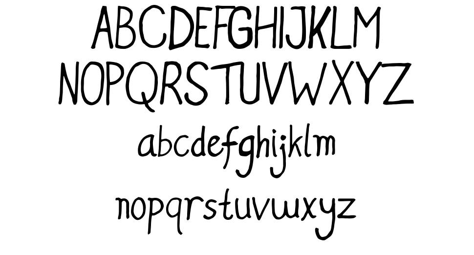 Stoony font specimens