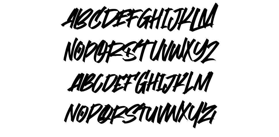 Stoopid Markers font Örnekler