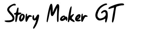Story Maker GT 字形