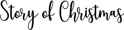 Story of Christmas font