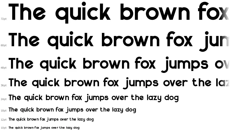 Stout Decofont waterfall