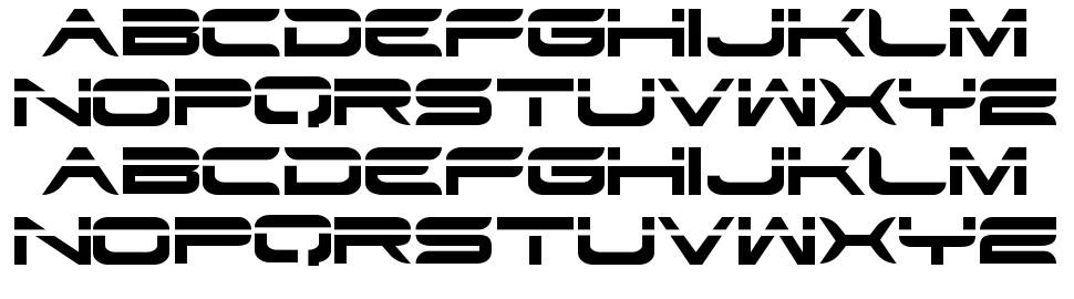 STR font specimens
