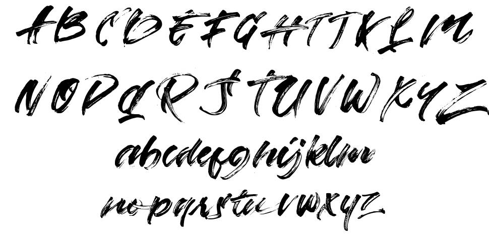 Strade Eqrem font specimens