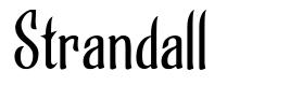 Strandall 字形