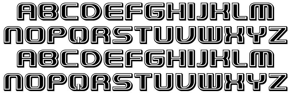 Strano font specimens
