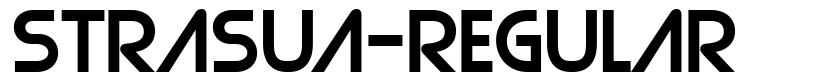 Strasua-Regular шрифт