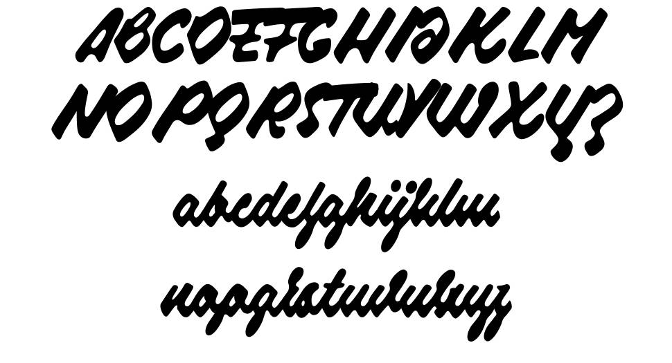 Strawberry Script font specimens