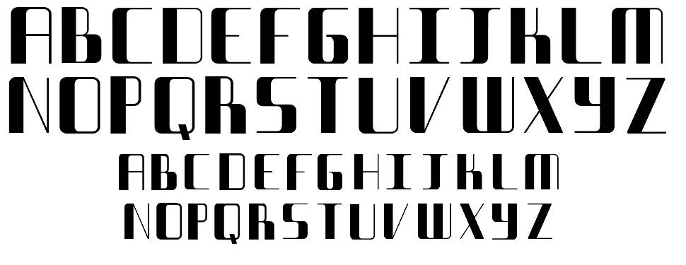 Streamway Compact 字形 标本