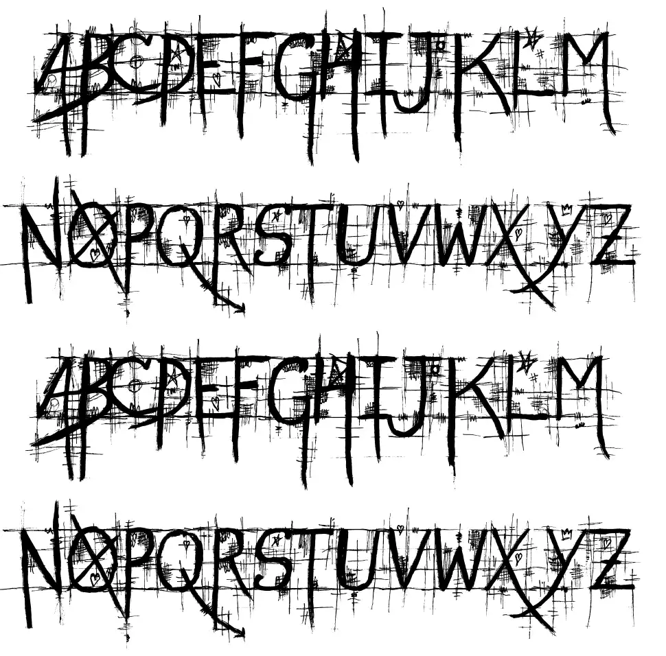 Street Gothicfont specimens