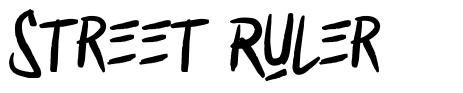 Street Ruler шрифт