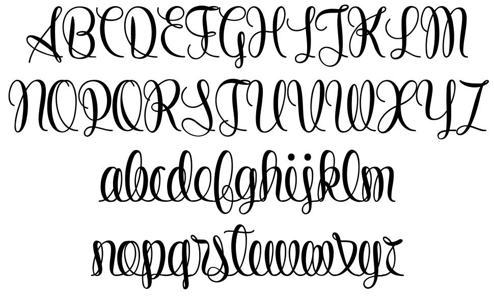 String Lines font Örnekler