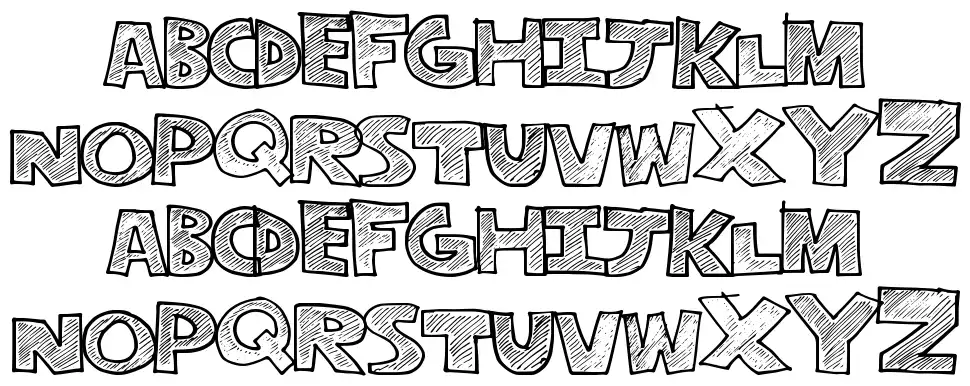 Stripe Fun font specimens