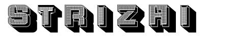 Strizhi schriftart