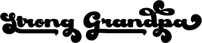 Strong Grandpa font