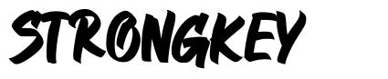 Strongkey font