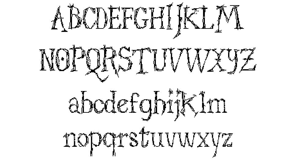 Struct Destruct Serif font specimens