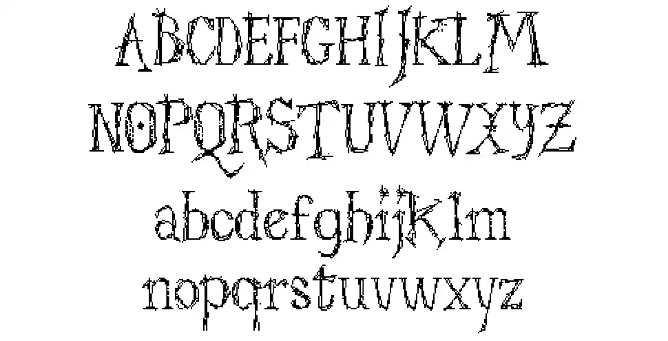 Struct Destruct Seriffont specimens