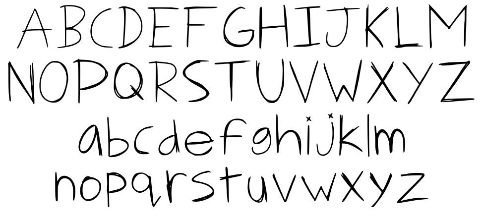 Strudel Script font Örnekler