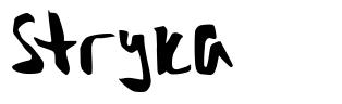 Stryka шрифт