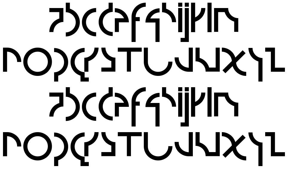 Strzeminski font specimens