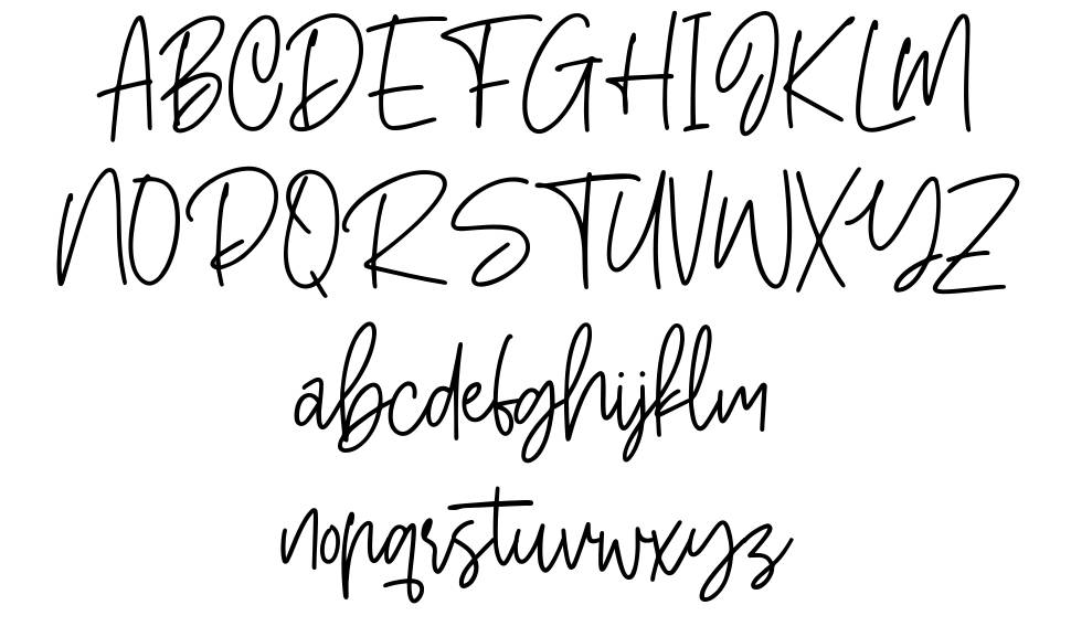 Stuborn font Örnekler