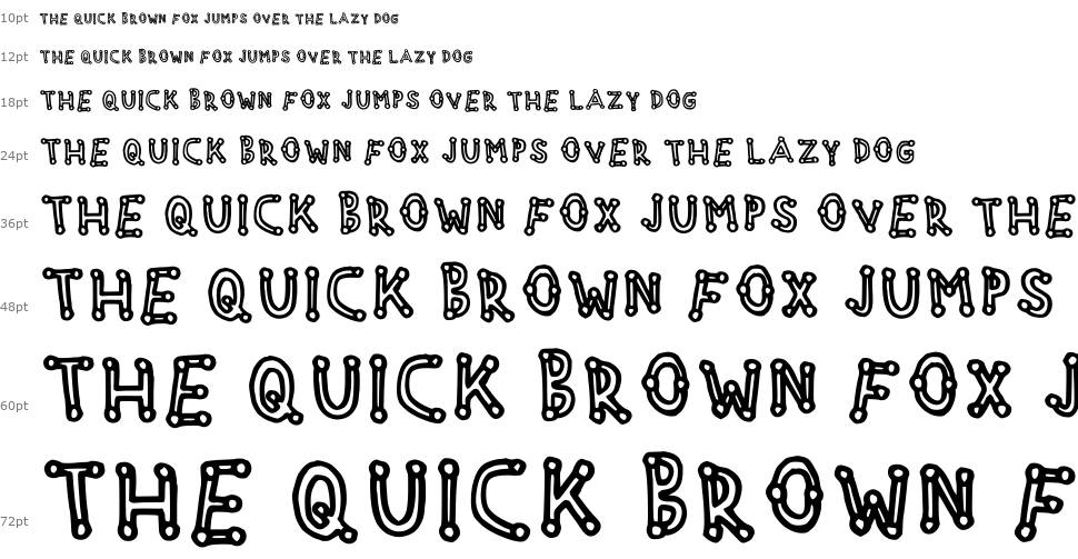 Studded Freeline font Şelale