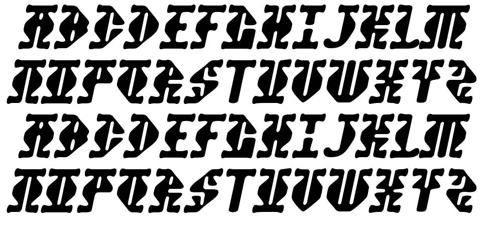 Stupefaction font Örnekler