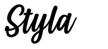 Styla шрифт