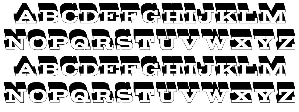 Style font specimens