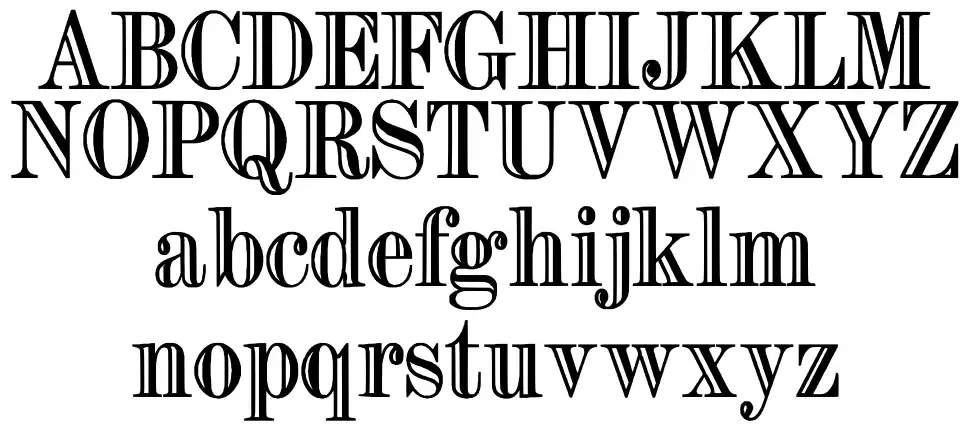 Style 1,537 Specimen Style 1,537font specimens