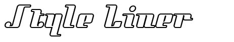 Style Liner font