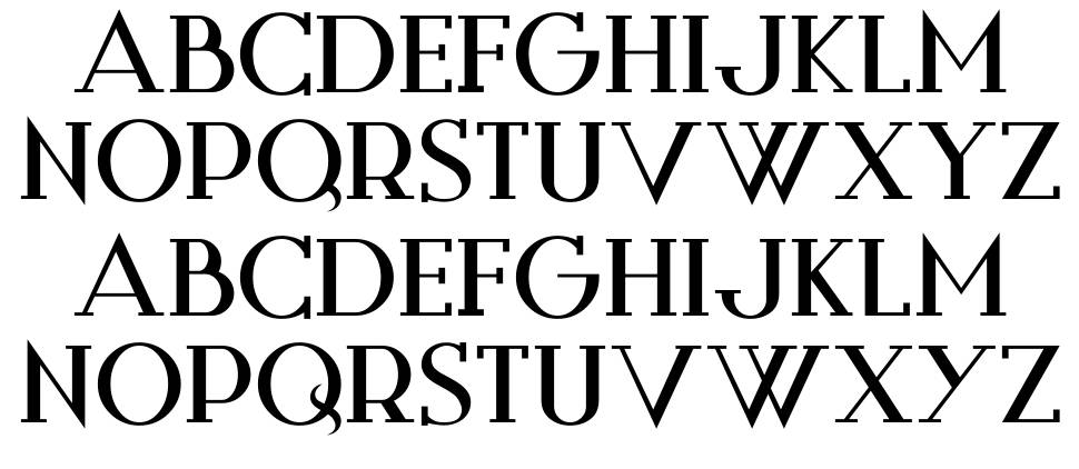 Style Queens font specimens