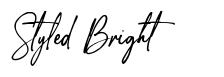 Styled Bright font