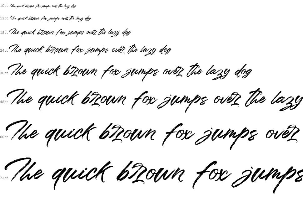 Styledeep Brush font Şelale