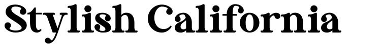 Stylish California font