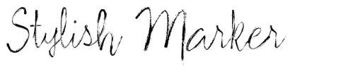 Stylish Marker шрифт