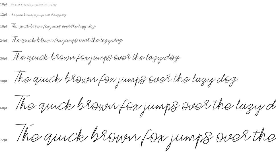 Stylish Script font Şelale