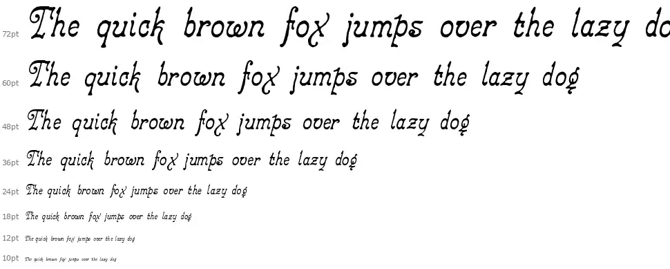 Stylus MS&Jfont waterfall