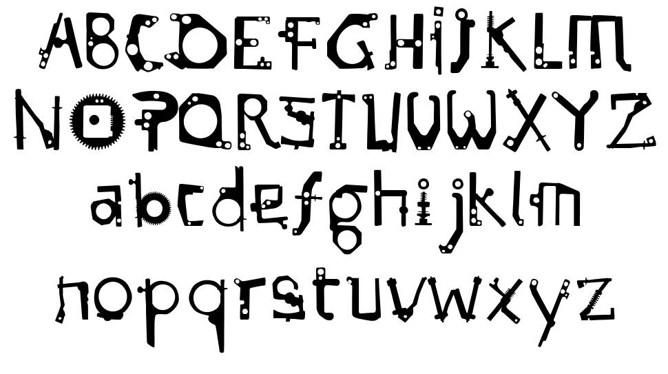 Subamera 字形 标本