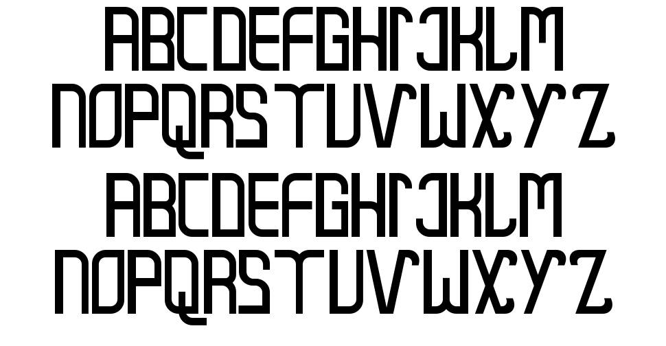 Sublack font specimens