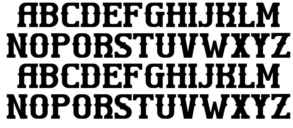 Submarine font specimens