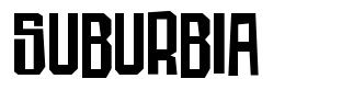 Suburbia шрифт