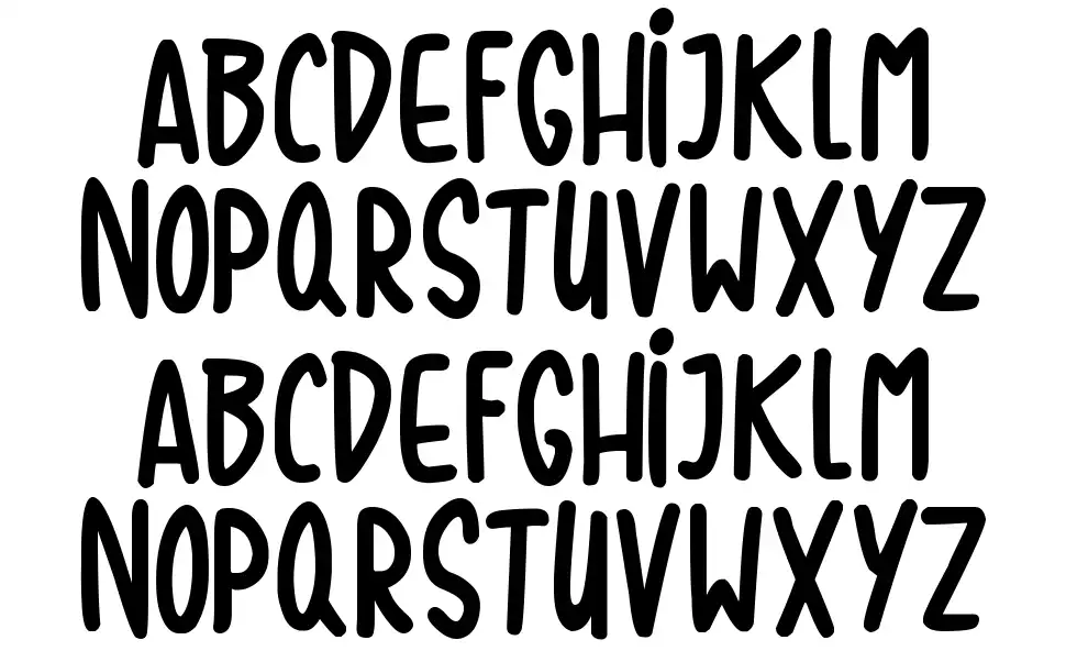 Sudden Desires font specimens