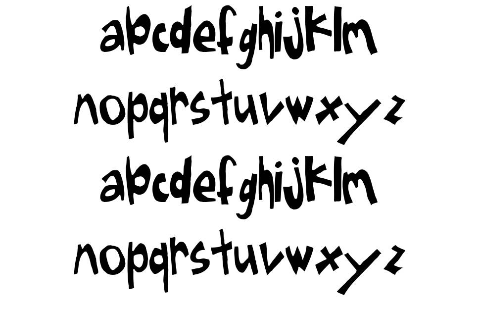 Sugarfish font specimens
