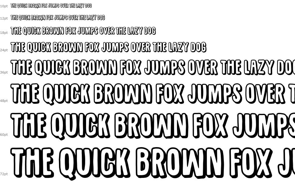 Sugarpunch font Waterfall