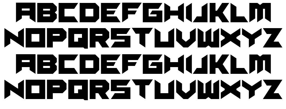 Suggested font specimens