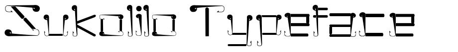 Sukolilo Typeface font