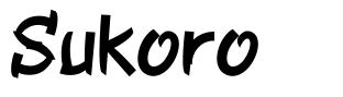 Sukoro font